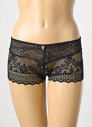 Shorty elasticitate negru EMPREINTE femeie