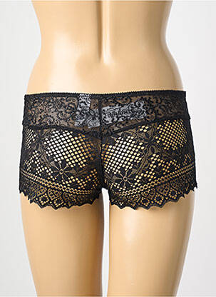 Shorty elasticitate negru EMPREINTE femeie