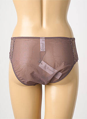 Shorty țesătură satinată violet EMPREINTE femeie