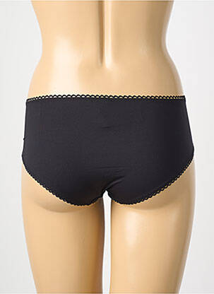 Shorty efect material satinat negru EMPREINTE femeie