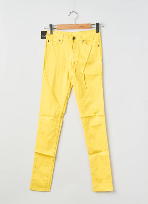 Pantalon slim galben CHEAP MONDAY femeie