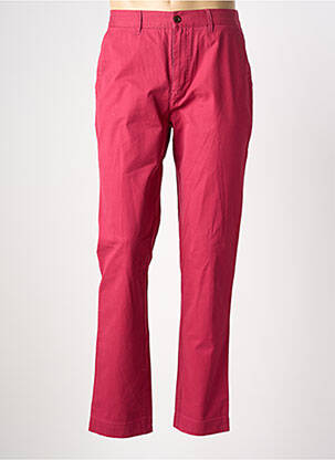 Pantalon chino țesătură poplin mărime normală roșu FARAH homme