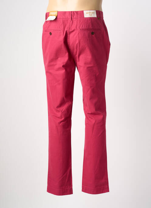 Pantalon chino țesătură poplin mărime normală roșu FARAH homme