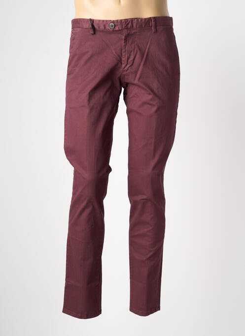 Pantalon chino țesătură poplin mărime normală roșu XAGON MAN femme