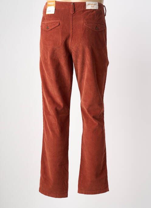 Pantalon chino elasticitate portocaliu FARAH homme