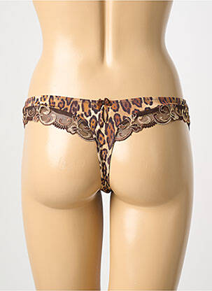 Tanga tulle transparent maro LISE CHARMEL femeie