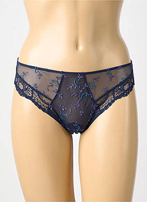 Chilot broderie albastru LISE CHARMEL femeie