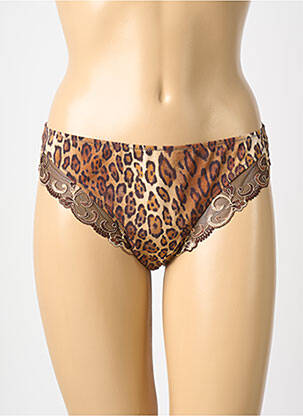 Chilot țesătură satinată maro LISE CHARMEL femme