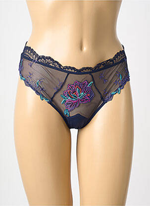 Chilot țesătură dantelă albastru LISE CHARMEL femeie