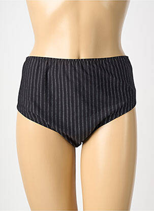 Chilot efect material satinat negru ANTIGEL femeie