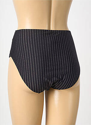Chilot efect material satinat negru ANTIGEL femeie