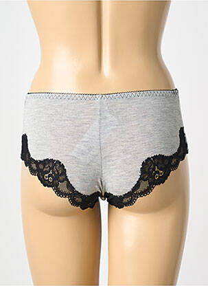 Shorty efect material satinat gri ANTIGEL femeie