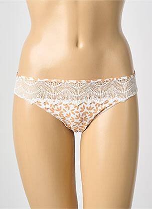 Chilot țesătură satinată bej ANTIGEL femme