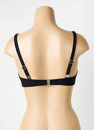 Sutien de costum de baie elasticitate sutien cupe întregi cu decolteu înalt negru ANTIGEL femeie