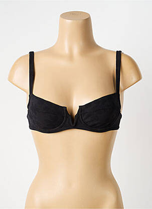 Sutien de costum de baie elasticitate sutien balconet cu decolteu înalt negru SIMONE PERELE femeie