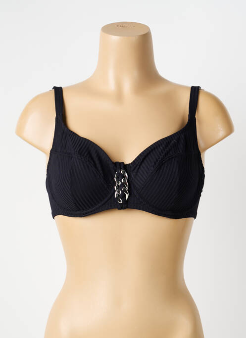 Sutien de costum de baie negru ANTIGEL femeie