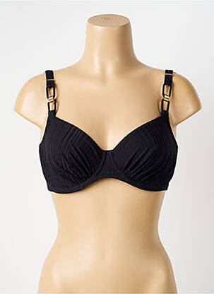 Sutien de costum de baie elasticitate sutien cupe întregi cu decolteu înalt negru PRIMADONNA femeie