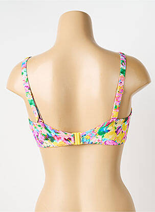 Sutien de costum de baie elasticitate sutien cupe întregi cu decolteu înalt roz PRIMADONNA femeie