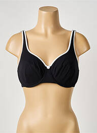 Sutien de costum de baie elasticitate sutien cupe întregi cu decolteu înalt negru EMPREINTE femme