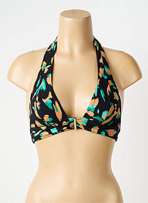 Sutien de costum de baie elasticitate top triunghiuri negru AUBADE femeie