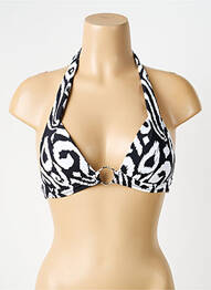 Sutien de costum de baie elasticitate top triunghiuri negru ANTIGEL femme