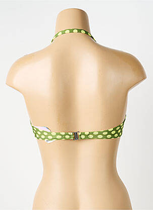 Sutien de costum de baie elasticitate top sutien modelat verde ANTIGEL femeie