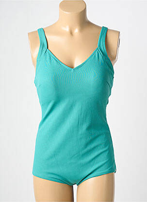 Costum de baie dintr-o singură piesă bretele elastice verde TRIUMPH femme