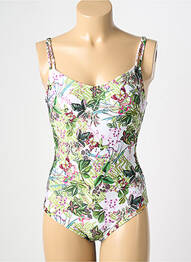 Costum de baie dintr-o singură piesă imprimeu fantezie verde LISE CHARMEL femme