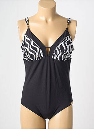 Costum de baie dintr-o singură piesă imprimeu fantezie negru LISE CHARMEL femme