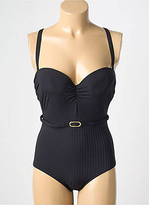 Costum de baie dintr-o singură piesă negru EMPREINTE femeie