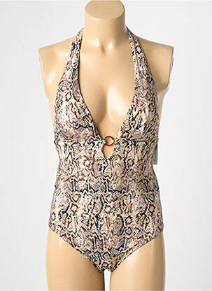 Costum de baie dintr-o singură piesă maro AUBADE femme