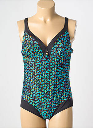 Costum de baie dintr-o singură piesă albastru ANTIGEL femme