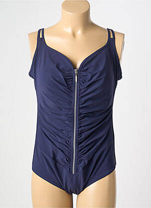 Costum de baie dintr-o singură piesă albastru ANITA femme