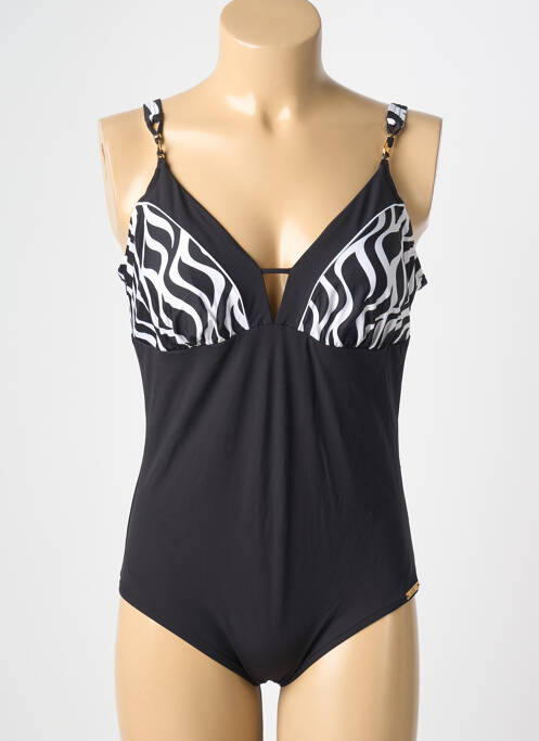 Costum de baie dintr-o singură piesă imprimeu fantezie negru LISE CHARMEL femme