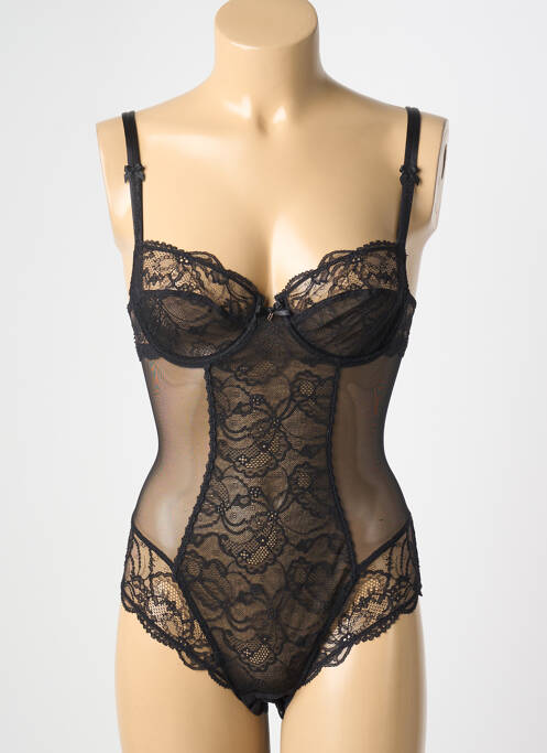 Body de lenjerie închidere cu agrafă negru LISE CHARMEL femme