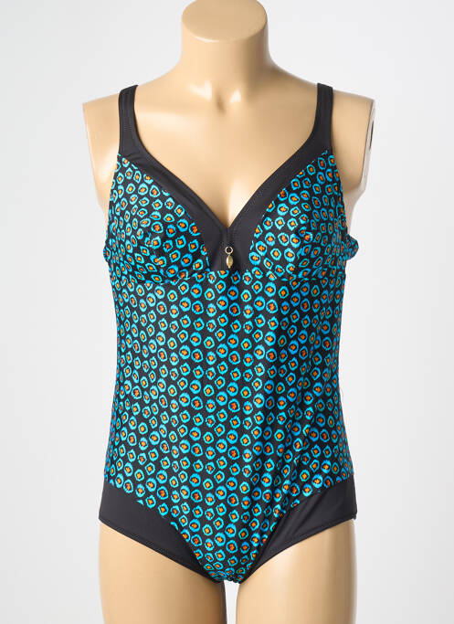 Costum de baie dintr-o singură piesă albastru ANTIGEL femme