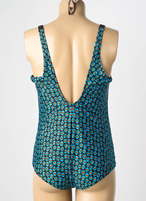 Costum de baie dintr-o singură piesă albastru ANTIGEL femme