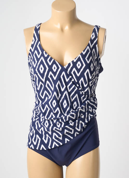 Costum de baie dintr-o singură piesă albastru ANITA femme