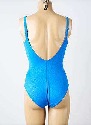Costum de baie dintr-o singură piesă albastru ANTIGEL femeie