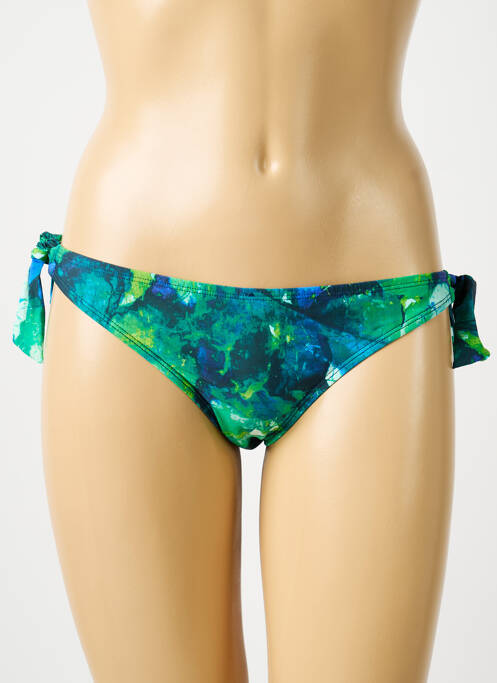 Chiloți de baie imprimeu fantezie bikini verde AUBADE femme