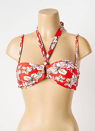 Sutien de costum de baie bretele elastice portocalie AUBADE femeie