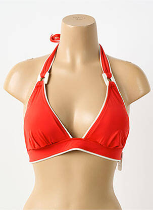 Sutien de costum de baie top triunghiuri top triunghiuri portocalie AUBADE femeie