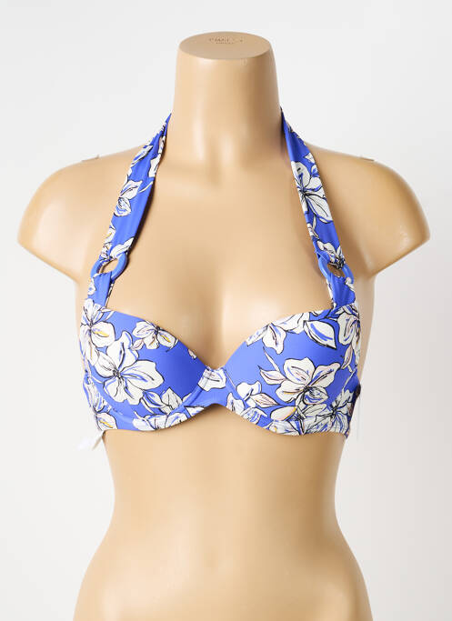 Sutien de costum de baie top sutien modelat top sutien modelat albastru AUBADE femme