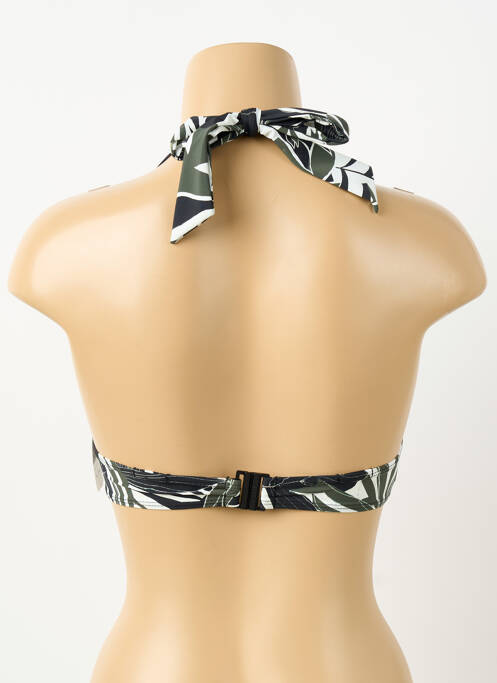 Sutien de costum de baie bretele elastice top sutien push-up verde AUBADE femme