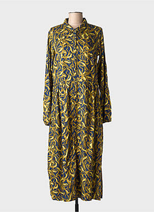 Rochie lungă albastru ELLE EST OU LA MER femeie