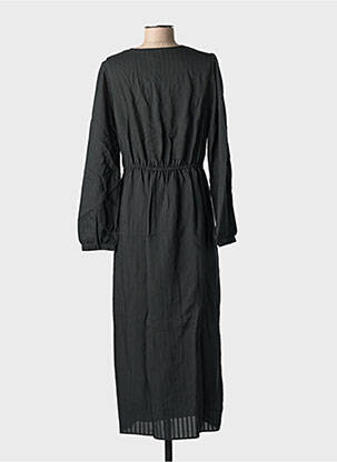 Rochie lungă mâneci lungi mâneci lungi negru GRACE & MILA femeie