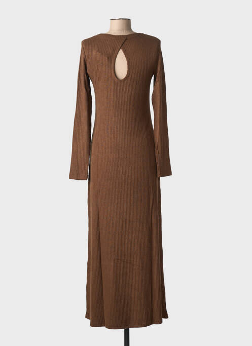 Rochie lungă maro GRACE & MILA femeie