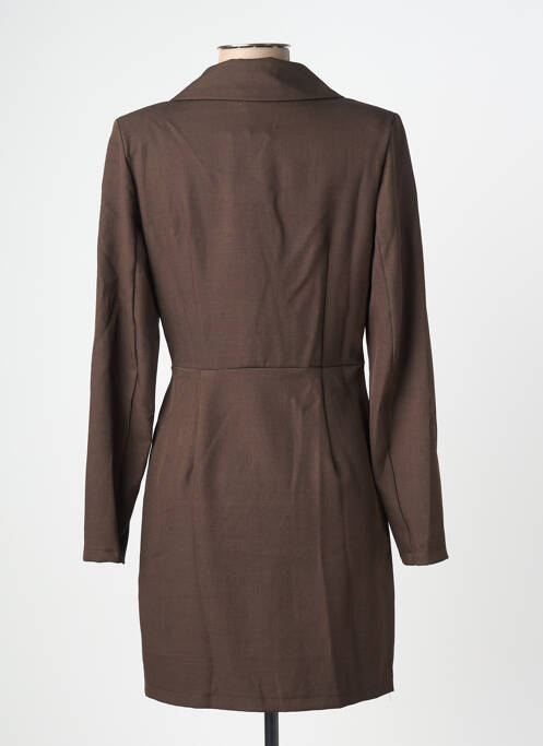 Rochie scurtă maro KILKY femeie