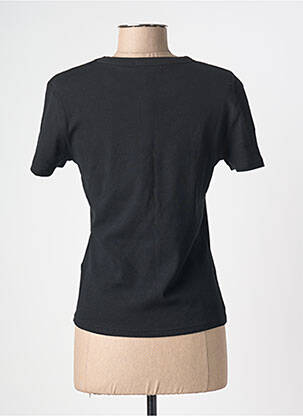 Tricou elasticitate mâneci scurte negru GRACE & MILA femeie