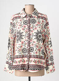 Cămașă imprimeu floral mâneci lungi bej GRACE & MILA femeie